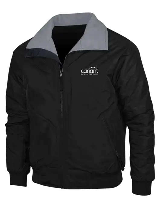 Black/Grey Classic Challenger Jacket w/Cariant Logo