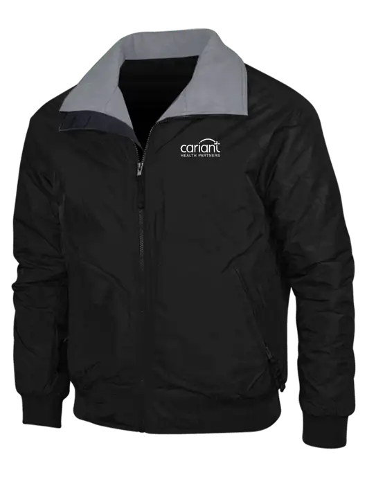 Black/Grey Classic Challenger Jacket w/Cariant Logo
