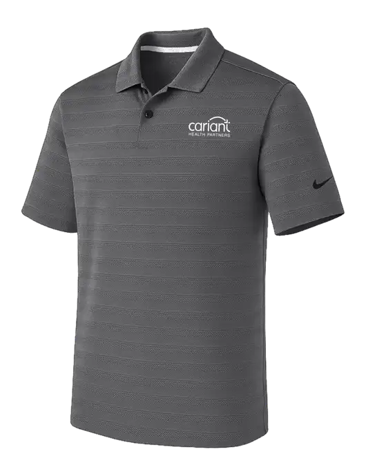 Nike Dark Medium Grey Dri-FIT Vapor Jacquard Polo w/Cariant Logo