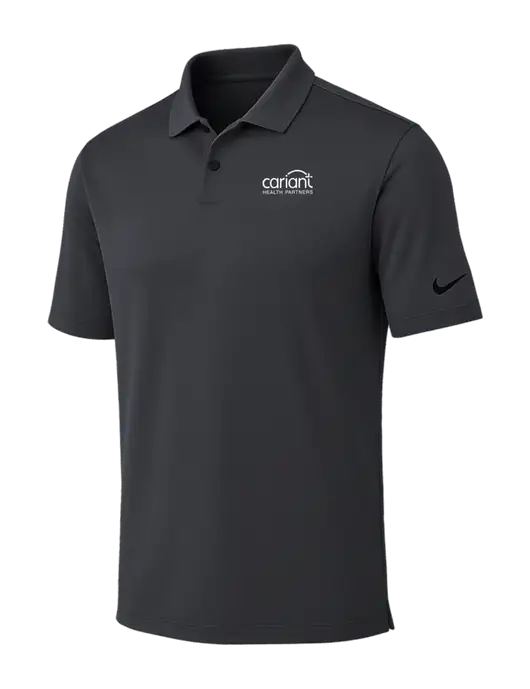 Nike Dark Grey Dri-FIT Vapor Polo w/Cariant Logo