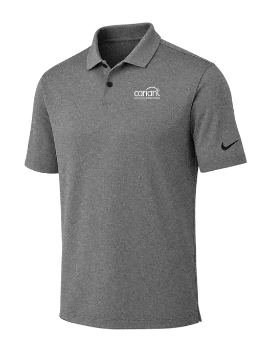 Nike Dark Grey Heather Dri-FIT Vapor Polo w/Cariant Logo