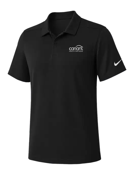 Nike Black Dry Essential Solid Polo w/Cariant Logo