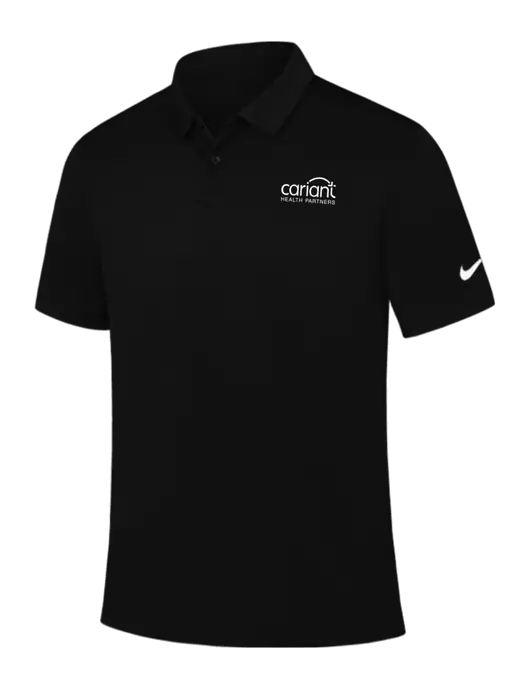 Nike Black Dry Essential Solid Polo w/Cariant Logo