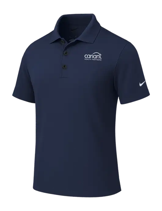 Nike Dark Navy Tech Basic Dri-FIT Polo
 w/Cariant Logo