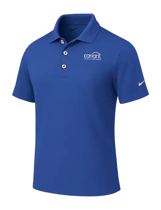 Nike Royal Tech Basic Dri-FIT Polo
 w/Cariant Logo