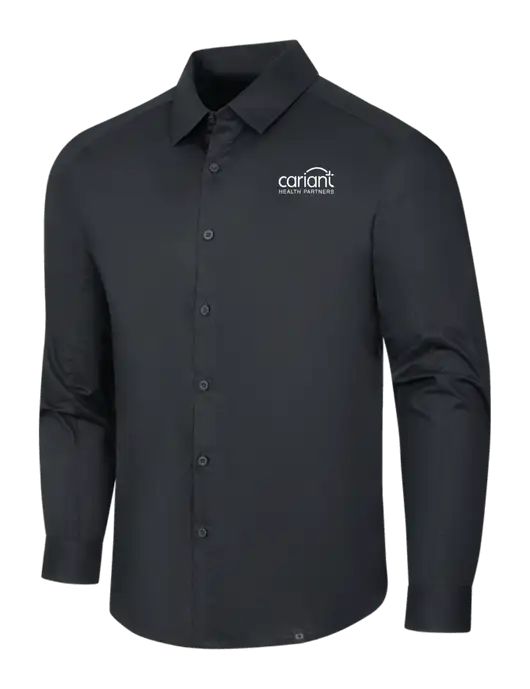 OGIO Black Commuter Woven Shirt w/Cariant Logo