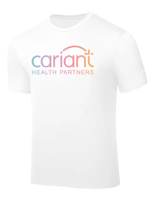 White PosiCharge Competitor Tee w/Cariant Logo
