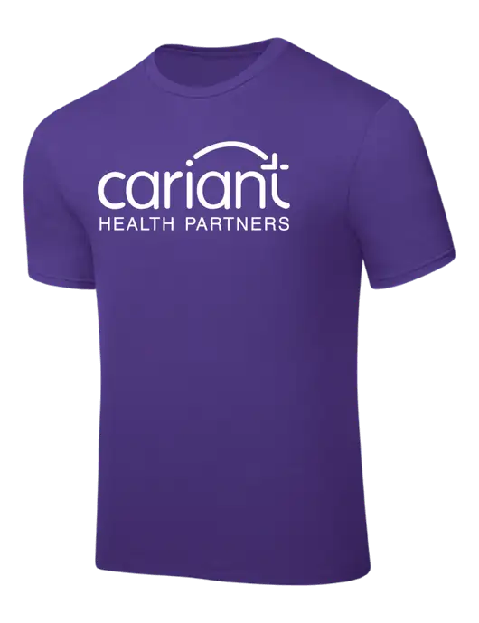 Purple PosiCharge Competitor Tee w/Cariant Logo