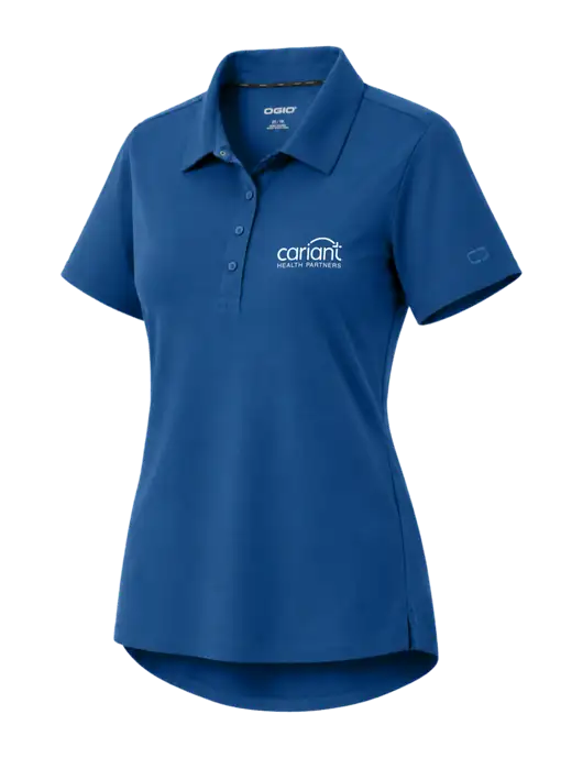 OGIO Womens Envision Light Navy Polo w/Cariant Logo
