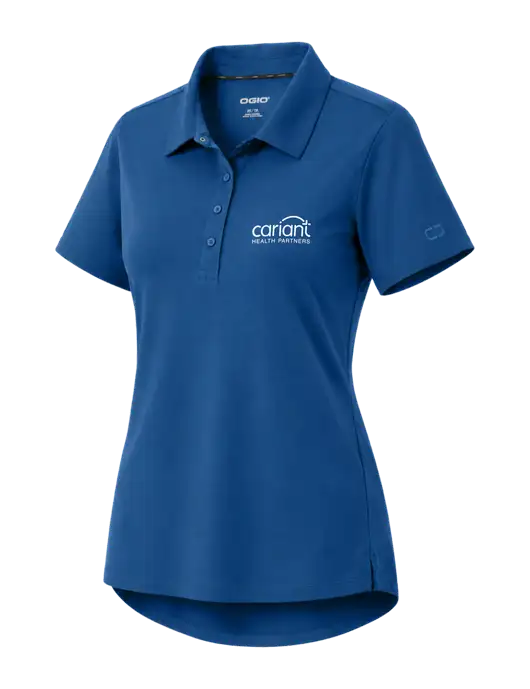 OGIO Womens Envision Light Navy Polo w/Cariant Logo