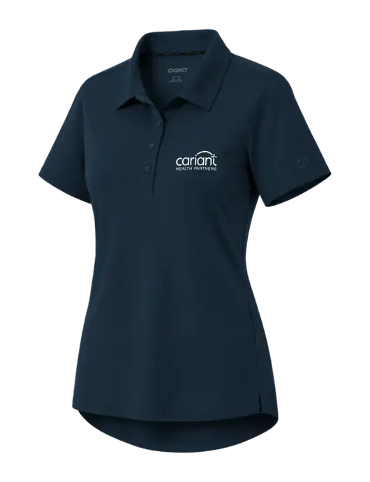 OGIO Womens Envision Dark Navy Polo w/Cariant Logo