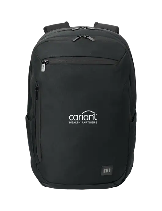 TravisMathew Black Duration Backpack w/Cariant Logo