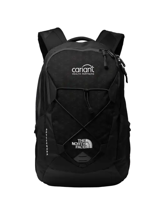 The North Face Black Groundwork Backpack w/Cariant Logo