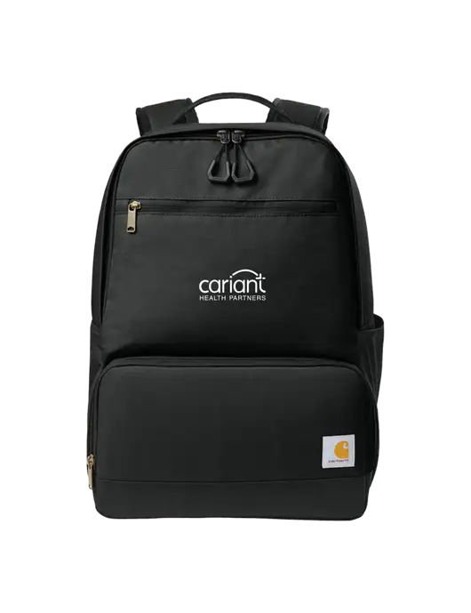 Carhartt Two-Compartment Black Cooler Backpack w/Cariant Logo