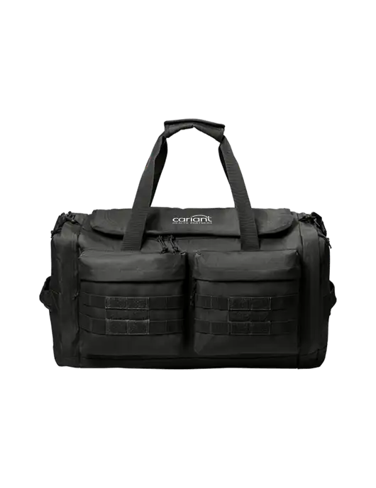 CornerStone Black Tactical Duffel w/Cariant Logo