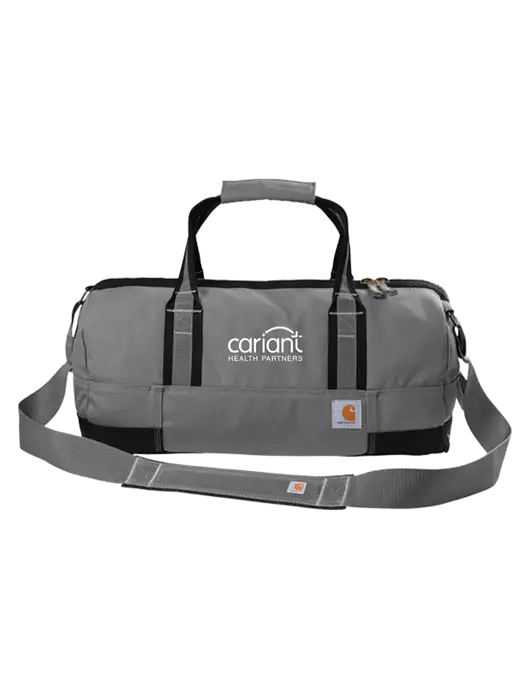 Carhartt Medium Grey Foundry Series 20” Duffel w/Cariant Logo