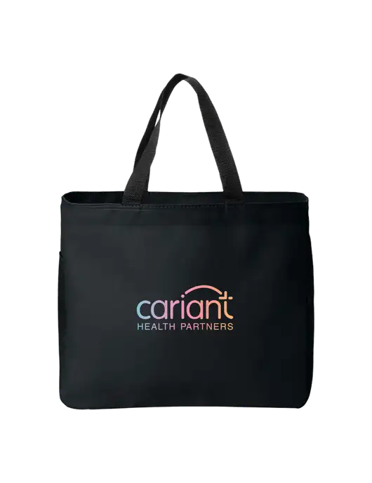 Essential Black Tote w/Cariant Logo