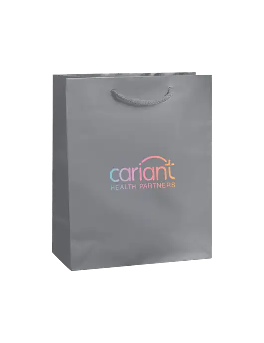 Light Grey Gift Bag Gloss 8x10 w/Cariant Logo