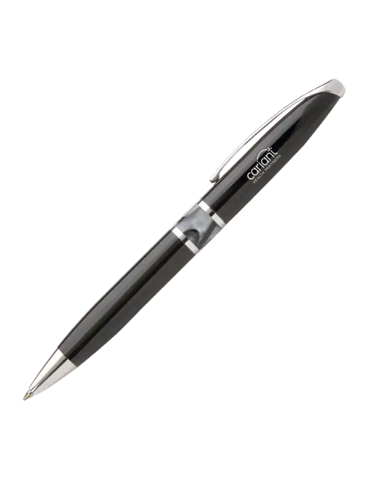 Illusion Black Pen - Black Ink w/Cariant Logo