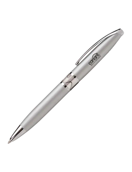 Illusion Silver Pen - Black Ink w/Cariant Logo