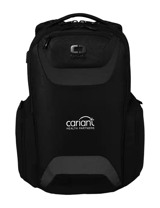 OGIO Black Charcoal Connected Pack w/Cariant Logo