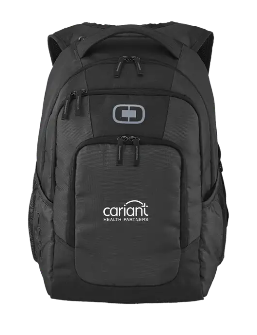 OGIO Diesel Grey Logan Laptop Backpack
 w/Cariant Logo