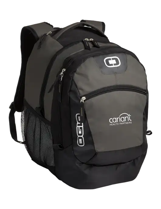 OGIO Grey Rogue Pack
 w/Cariant Logo
