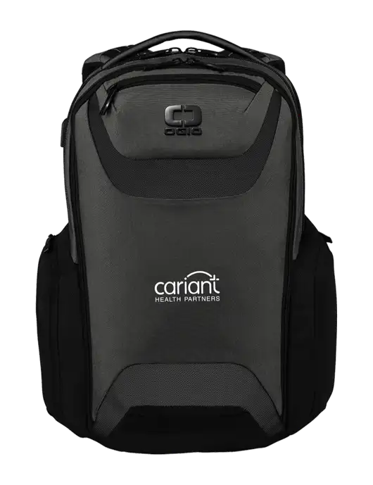 OGIO Tarmac Charcoal Connected Pack w/Cariant Logo
